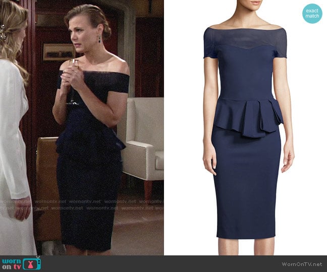 Chiara Boni La Petite Robe Nabelle Dress worn by Phyllis Newman (Gina Tognoni) on The Young and the Restless