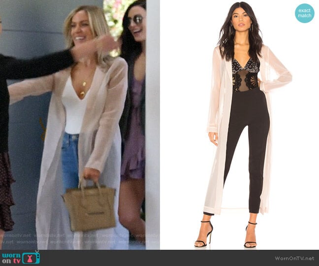 Chrissy Teigan x Revolve Muse Duster worn by Kristin Cavallari on Very Cavallari