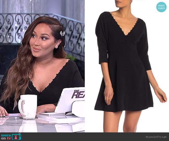 Joslyn Dress by Cinq a Sept worn by Adrienne Houghton on The Real