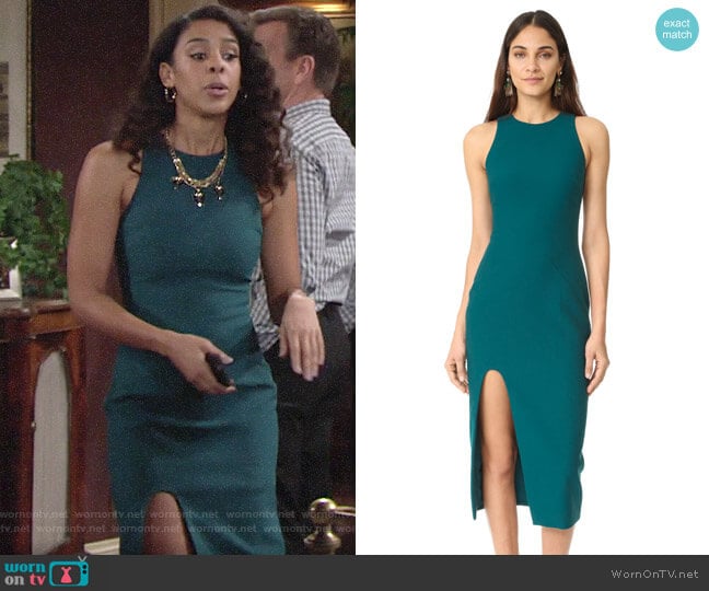 Cinq a Sept Eve Dress worn by Kerry Johnson (Alice Hunter) on The Young and the Restless