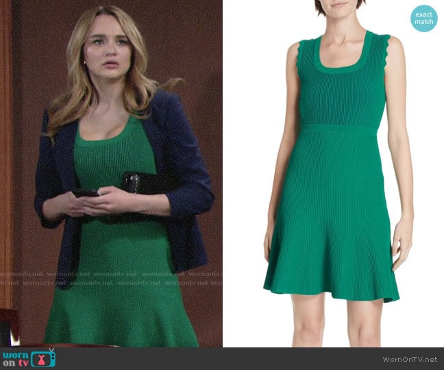 Diane von Furstenberg Adi Dress worn by Summer Newman (Hunter King) on The Young and the Restless