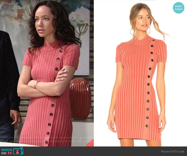 Free People Lottie Dress worn by Mattie Ashby (Lexie Stevenson) on The Young and the Restless