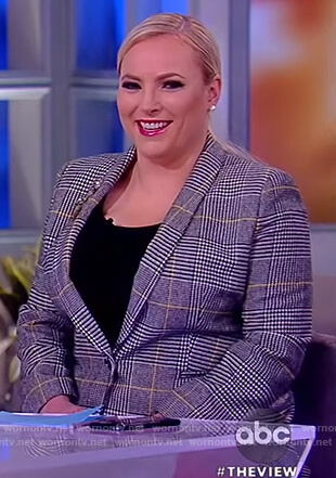 Meghan’s checked blazer on The View