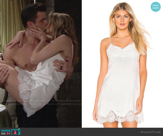 Homebodii Olivia Slip worn by Summer Newman (Hunter King) on The Young and the Restless