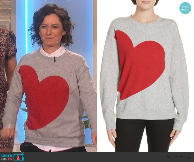 kate spade heart sweatshirt