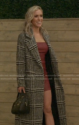 Kristin's plaid coat on Very Cavallari