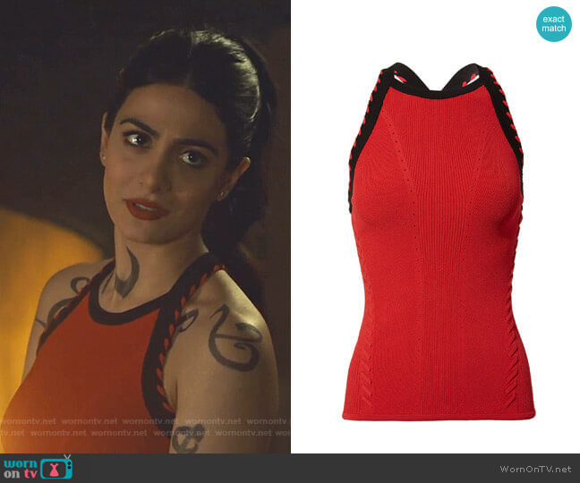 Brandy Tank by Rag and Bone worn by Isabelle Lightwood (Emeraude Toubia ) on Shadowhunters