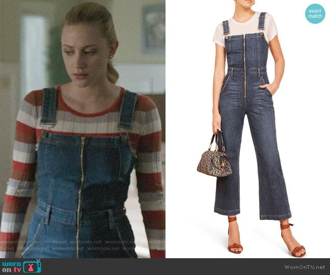 Reformation Jenny Jumpsuit worn by Betty Cooper (Lili Reinhart) on Riverdale