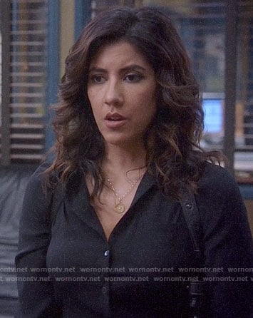 Rosa's black button down on Brooklyn Nine-Nine