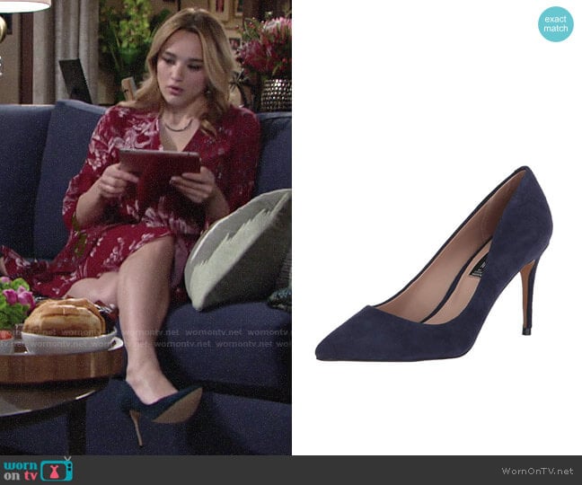 Steve Madden Local Pump worn by Summer Newman (Hunter King) on The Young and the Restless