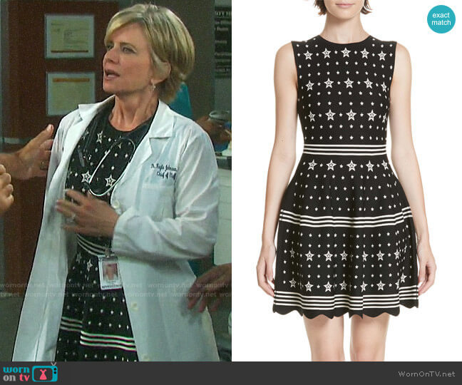 Ted Baker Mariae Star Dress worn by Kayla Brady (Mary Beth Evans) on Days of our Lives