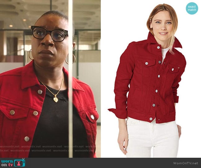 MYA Jacket by AG Adriano Goldschmied worn by Henrietta Wilson (Aisha Hinds) on 9-1-1