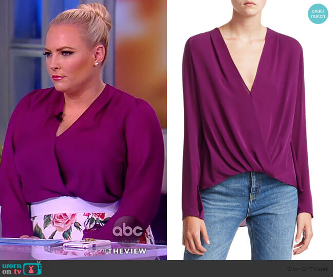 Harmon Draped Top by A.L.C. worn by Meghan McCain  on The View