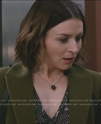 WornOnTV: Amelia’s green coat on Grey’s Anatomy | Caterina Scorsone ...