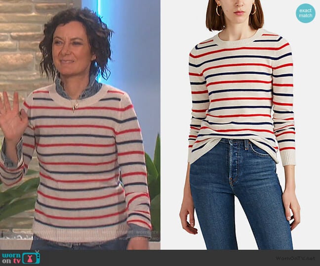 WornOnTV: Sara’s striped sweater on The Talk | Sara Gilbert | Clothes ...