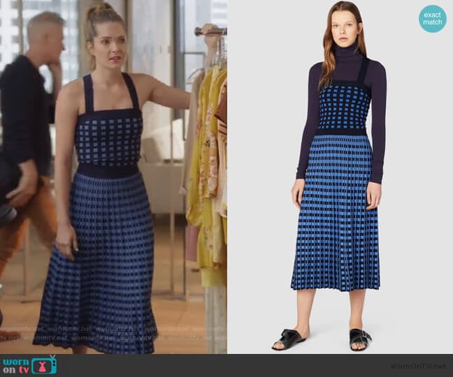 Knitted Crop Top and Skirt by Derek Lam worn by Sutton (Meghann Fahy) on The Bold Type