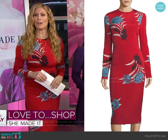 WornOnTV: Jill’s red floral dress on Today | Jill Martin | Clothes and ...