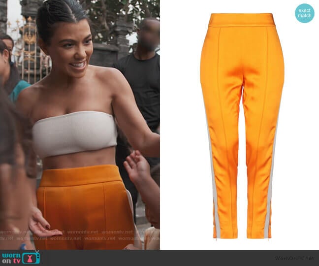 Casual Pants by Haider Ackerman worn by Kourtney Kardashian on Keeping Up with the Kardashians