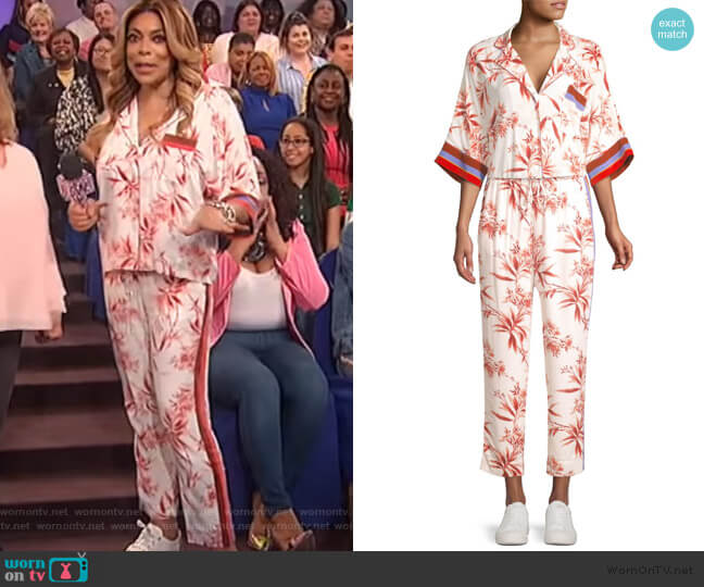 WornOnTV: Wendy’s floral print blouse and pants on The Wendy Williams ...