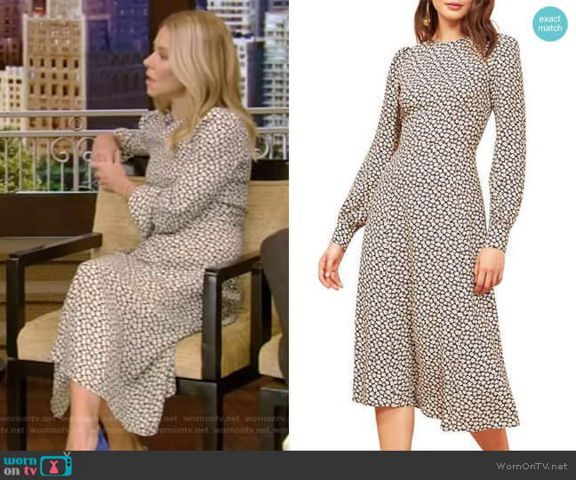 WornOnTV: Kelly’s black floral dress on Live with Kelly and Ryan ...