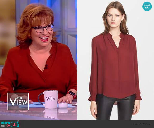 Bianca Blouse by L'Agence worn by Joy Behar on The View