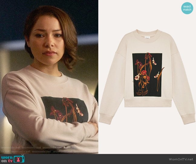 Aritzia Little Moon Vallerian Sweater worn by Nora West-Allen (Jessica Parker Kennedy) on The Flash