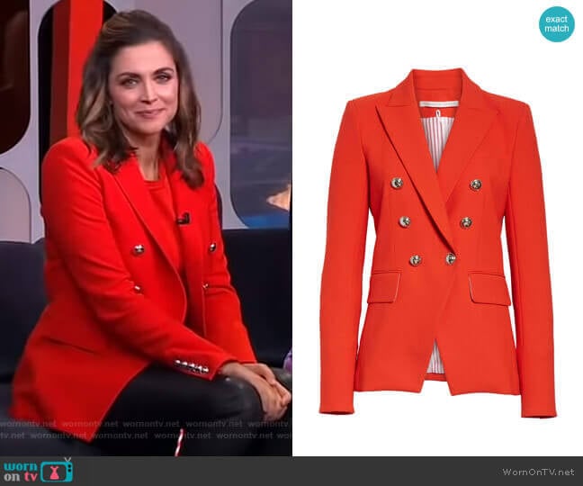 Miller Jacket by Veronica Beard worn by Paula Faris on Good Morning America