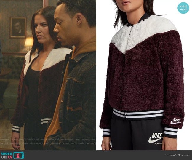 Tina’s bomber jacket on Whiskey Cavalier