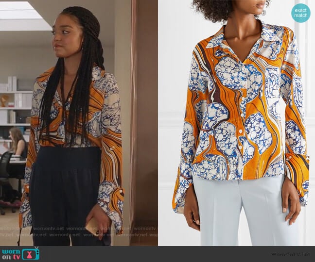 WornOnTV: Kat’s printed shirt on The Bold Type | Aisha Dee | Clothes ...