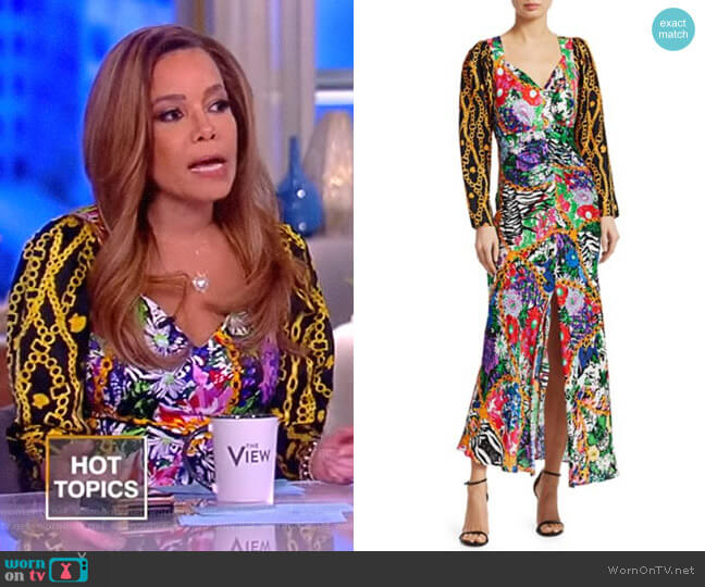 WornOnTV: Sunny’s mixed print dress on The View | Sunny Hostin ...