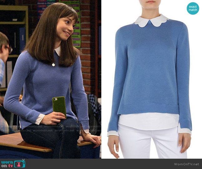 Ted Baker Bronwen Layered-Look Sweater  worn by Molly (Lauren Lindsey Donzis) on No Good Nick