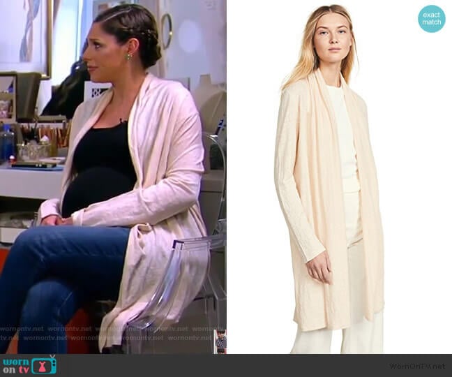 Shawl Cardigan by Theory worn by Abby Huntsman on The View