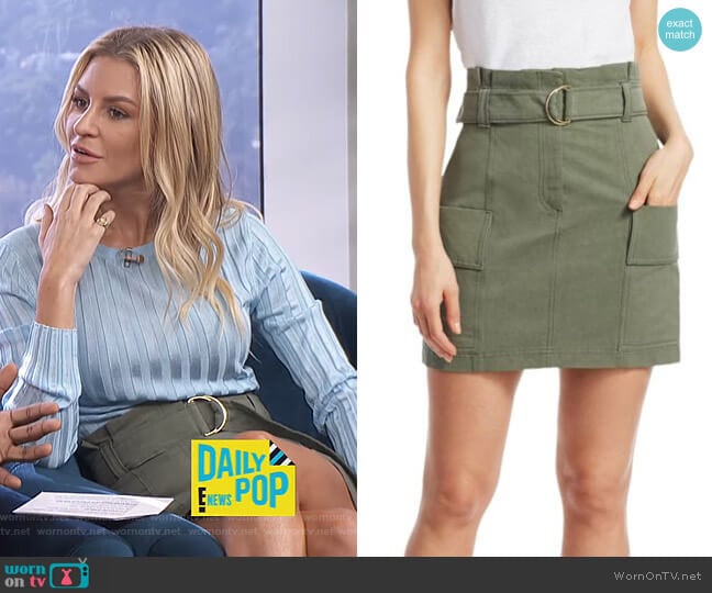 Kai Skirt by A.L.C. worn by Morgan Stewart on E! News