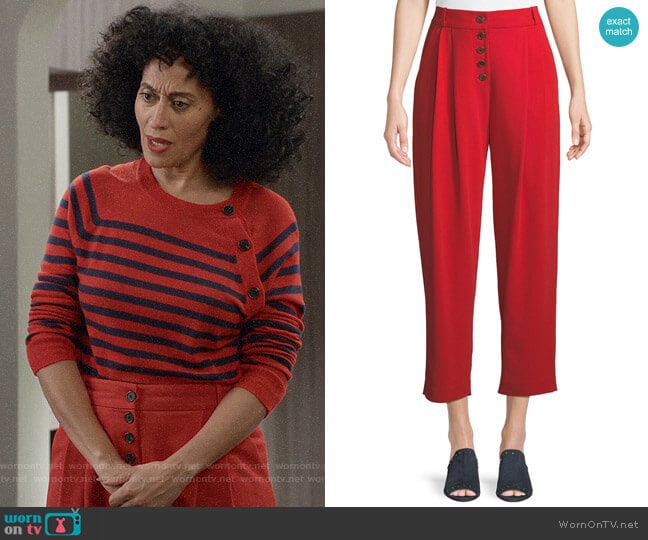 ALC Russel Pants worn by Rainbow Johnson (Tracee Ellis Ross) on Black-ish