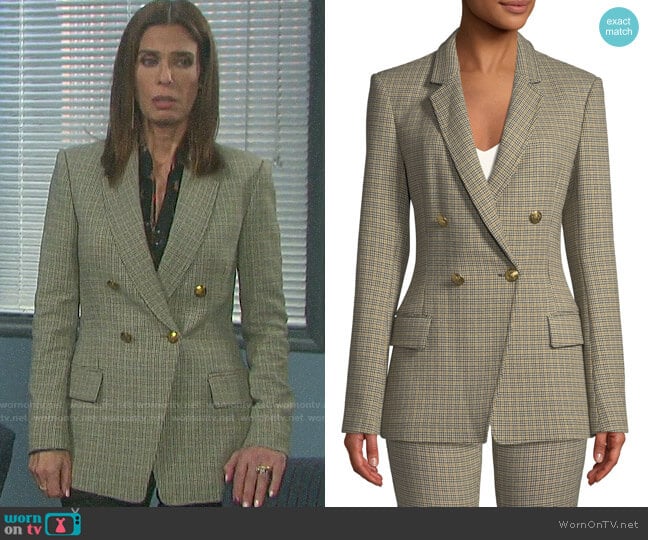 A.L.C. Sedgwick Blazer worn by Hope Williams (Kristian Alfonso) on Days of our Lives