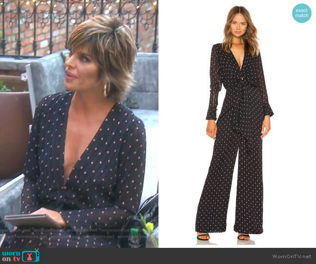 Shona Jumpsuit by Alexis worn by Lisa Rinna on The Real Housewives of Beverly Hills