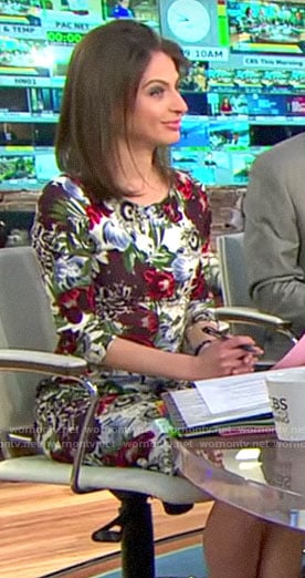 Bianna's floral dress on CBS This Morning