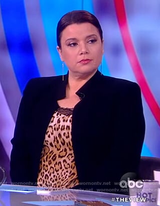 Ana’s black blazer on The View