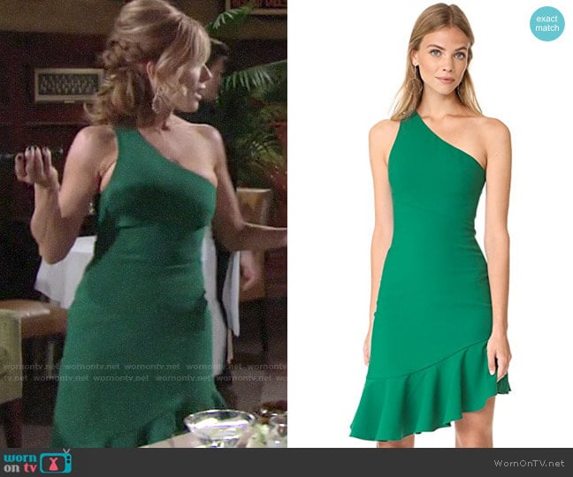 Cinq a Sept Stella Dress worn by Lauren Fenmore (Tracey Bregman) on The Young and the Restless