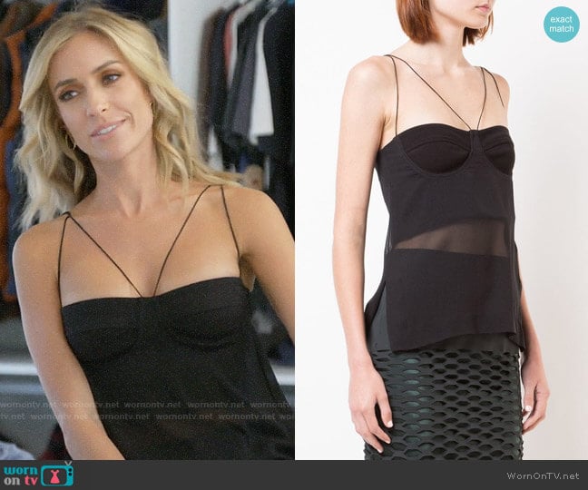 Dion Lee Sheer Bustier Top worn by Kristin Cavallari on Very Cavallari