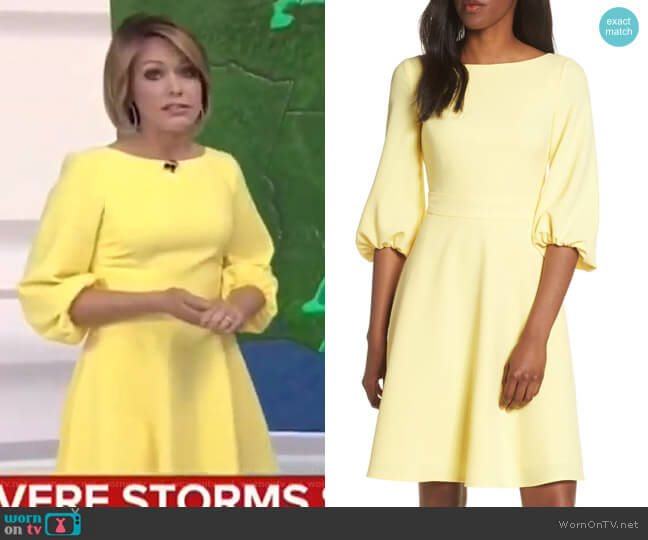 eliza j yellow dress