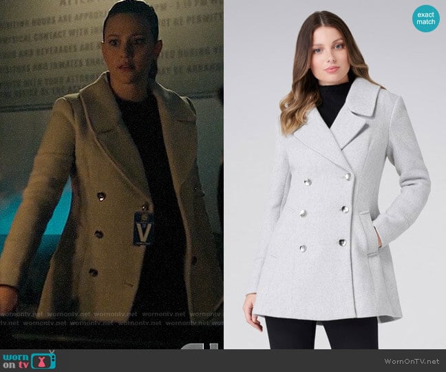 Ever New Alexa Coat worn by Betty Cooper (Lili Reinhart) on Riverdale