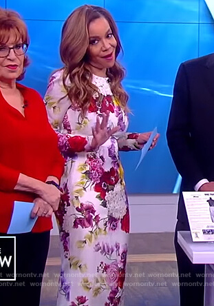 Sunny’s white floral dress on The View