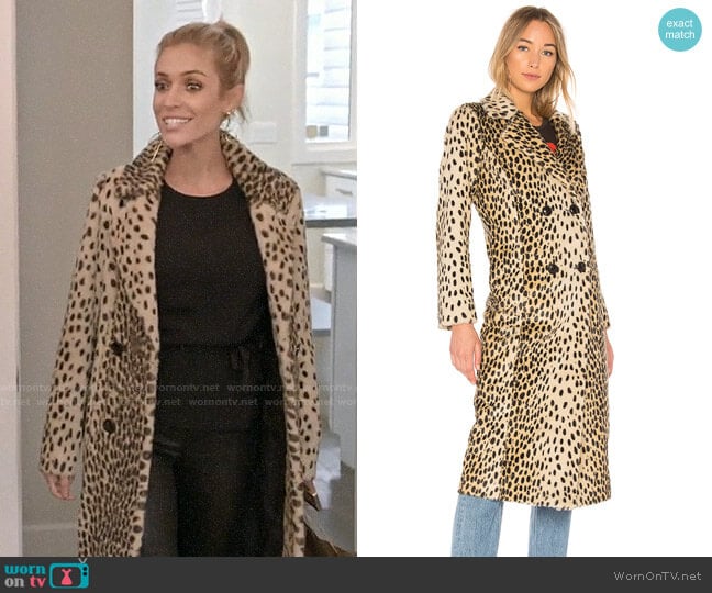 House of Harlow x REVOLVE Perry Faux Fur Coat  worn by Kristin Cavallari on Very Cavallari