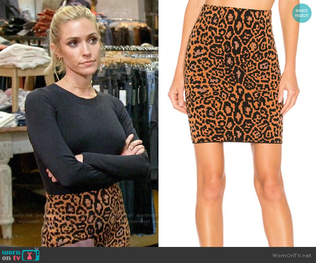 House of Harlow x REVOVLE Heat It Up Skirt worn by Kristin Cavallari on Very Cavallari