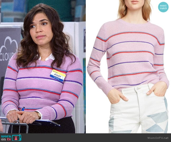 Isabel Marant Eoile Gian Sweater worn by Amy (America Ferrera) on Superstore