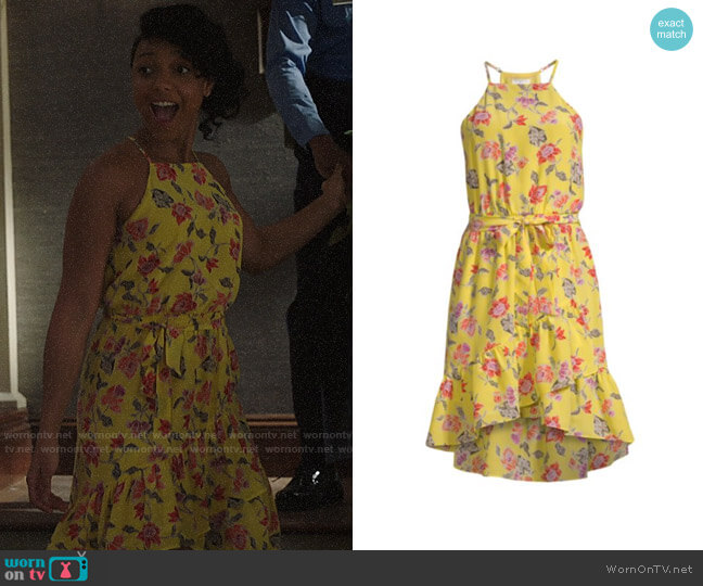 Evita’s yellow floral dress on Cloak and Dagger