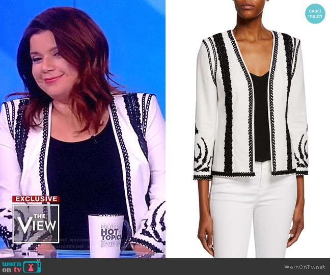 Camila Jacket by Kobi Halperin worn by Ana Navarro on The View