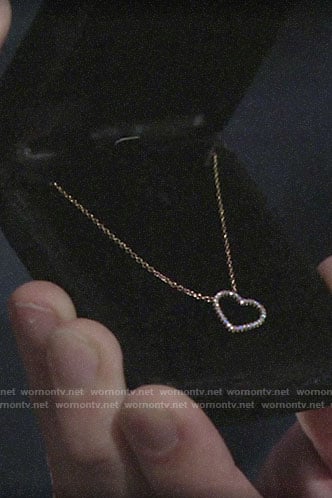 Lola’s heart pendant necklace from Kyle on The Young and the Restless