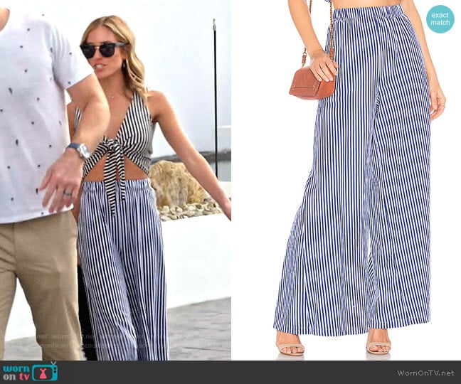 MDS Stripes Pia Pants worn by Kristin Cavallari on Very Cavallari